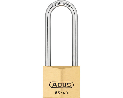 Abus 85/40HB63 messing hangslot met sluitplaatje, 40 mm