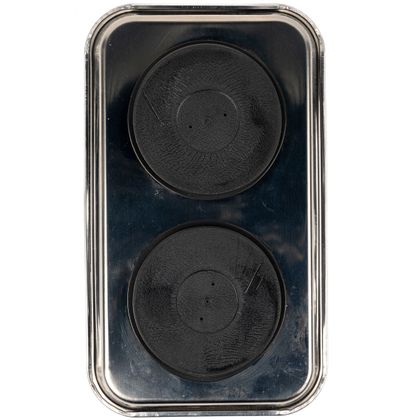 Plateau KOOROOM magnetique acier inoxydable 23,5x13,5cm Universel - Gris