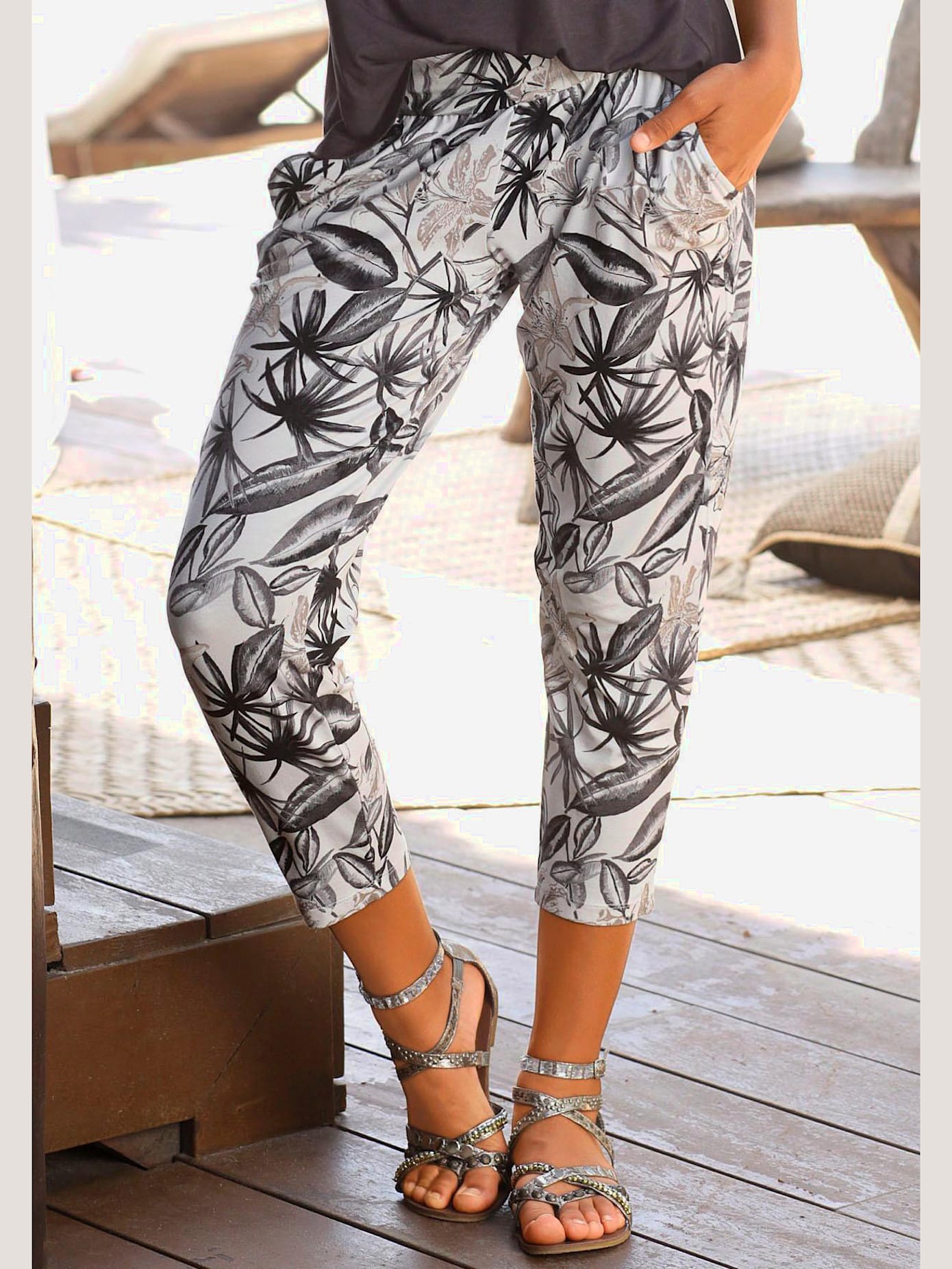 Pantalon en jersey léger pour l'été