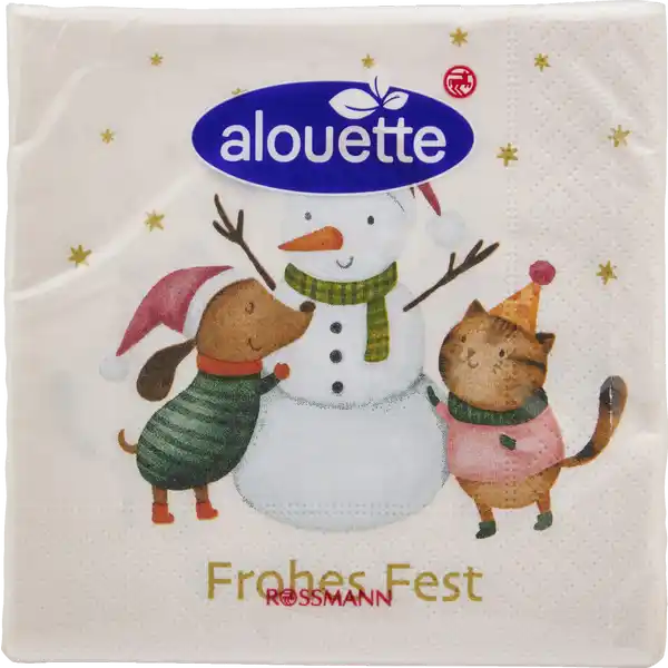 Cocktail-Serviette Schnemann / Tiere