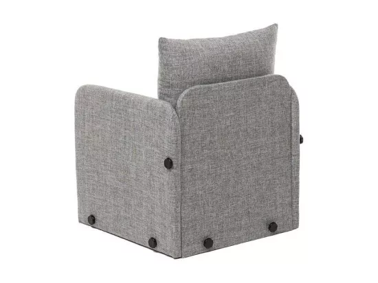 Fauteuil convertible en tissu Saga