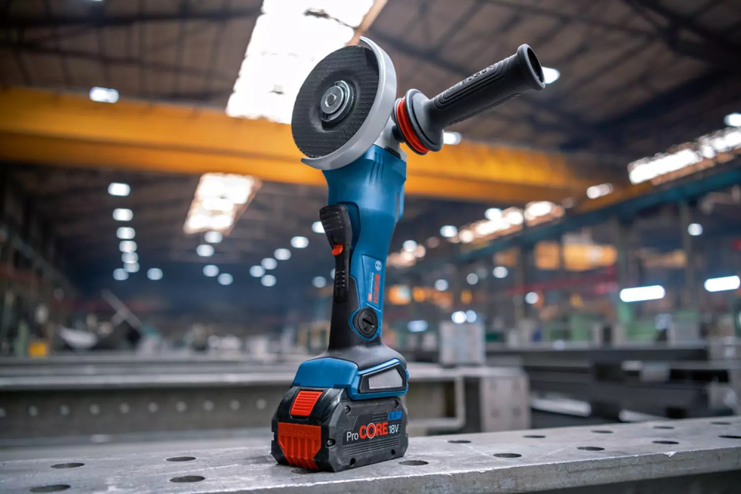 Bosch GWS 18V-15 PSC 18V Li-ion Accu haakse slijper body   CoMo - 125 mm