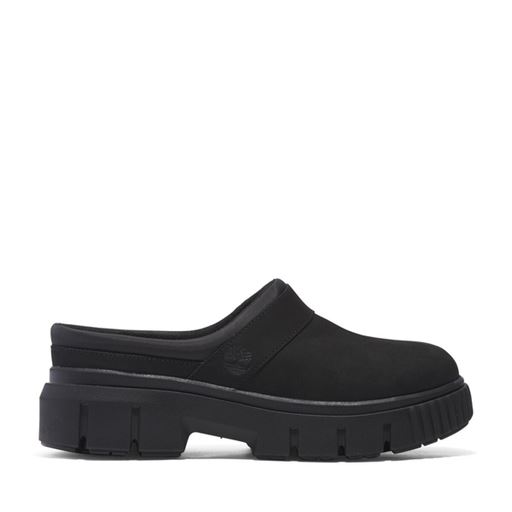 Timberland Greyfield Clogs, Black Nubuck, 37