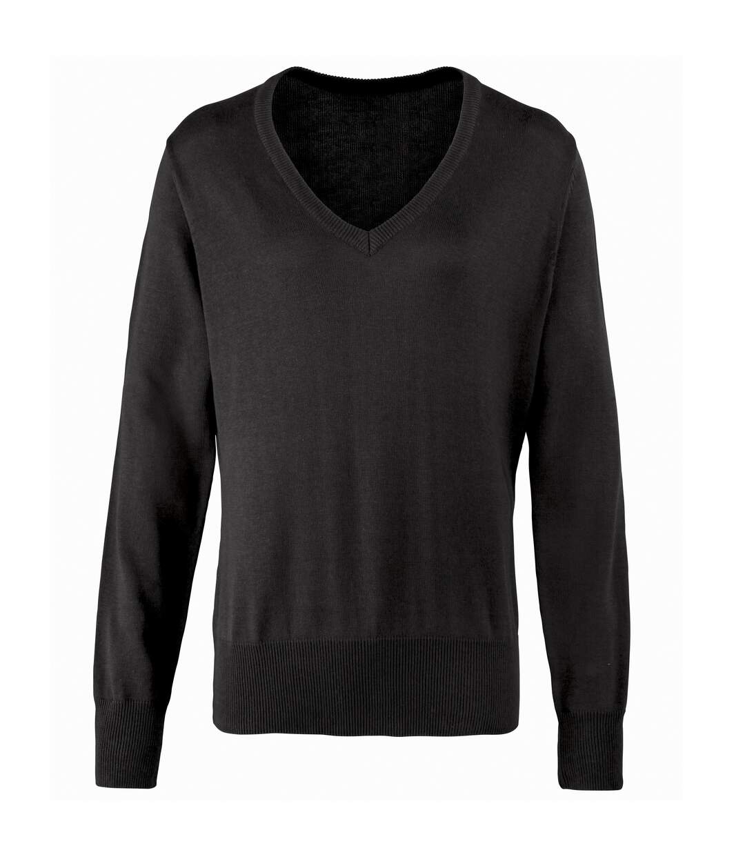 Premier - Pull à col en V - Femme (Noir) - UTRW1132
