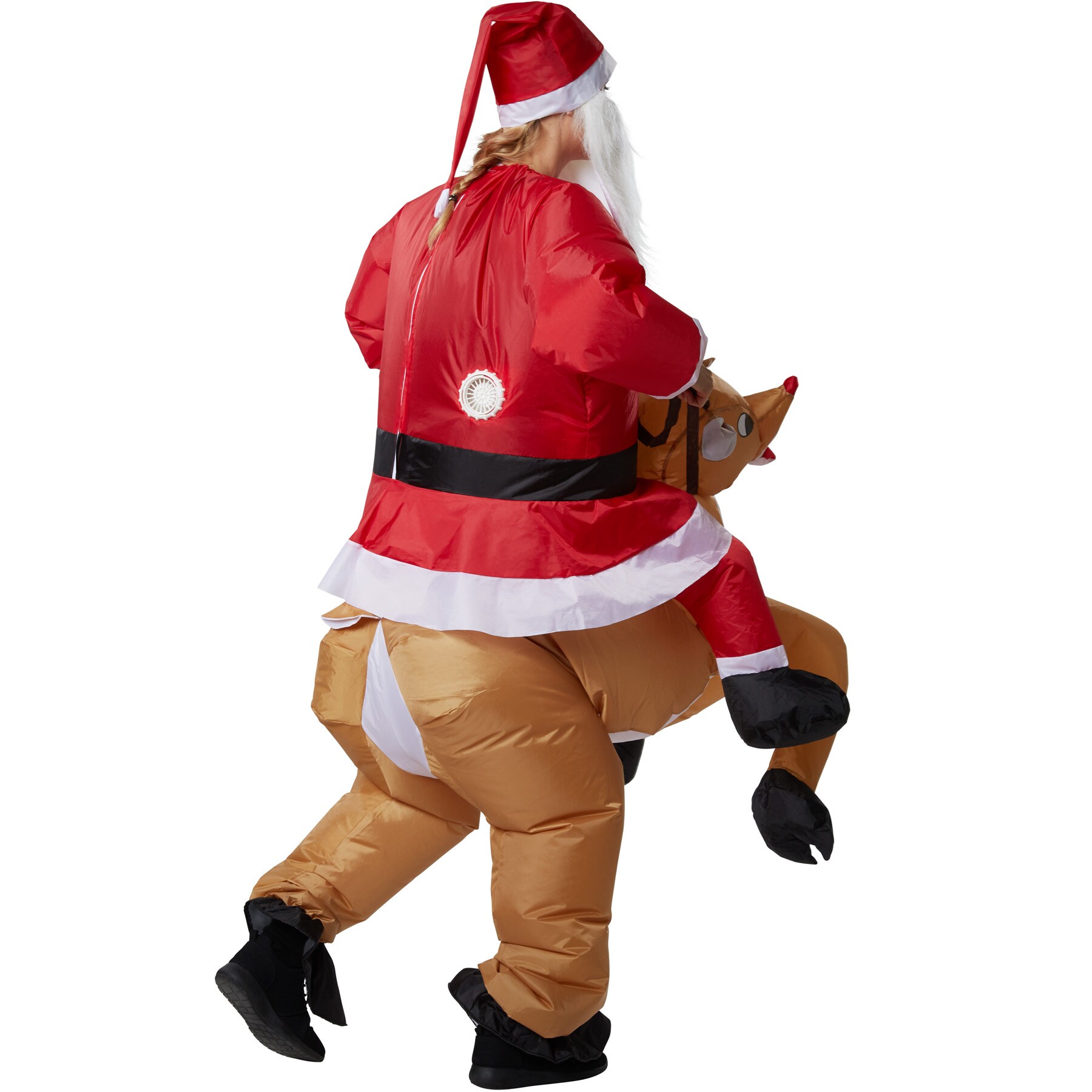 tectake® Aufsitzkostüm Santa Claus