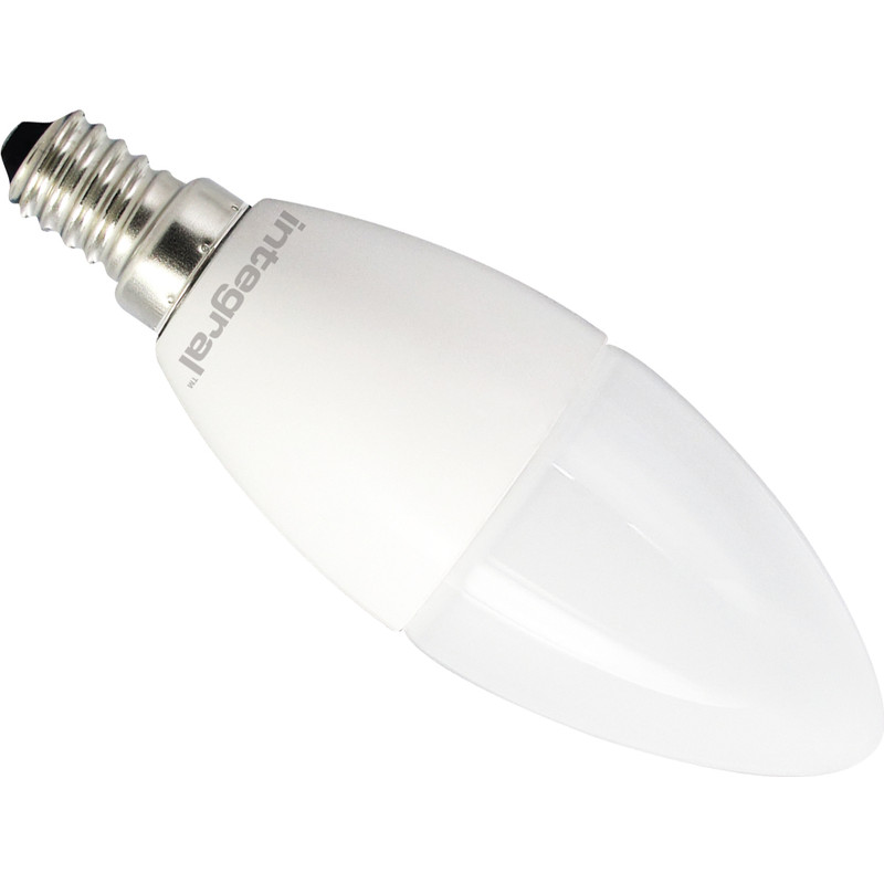 Integral LED lamp kaars mat E14 5,5W 500lm 5000K