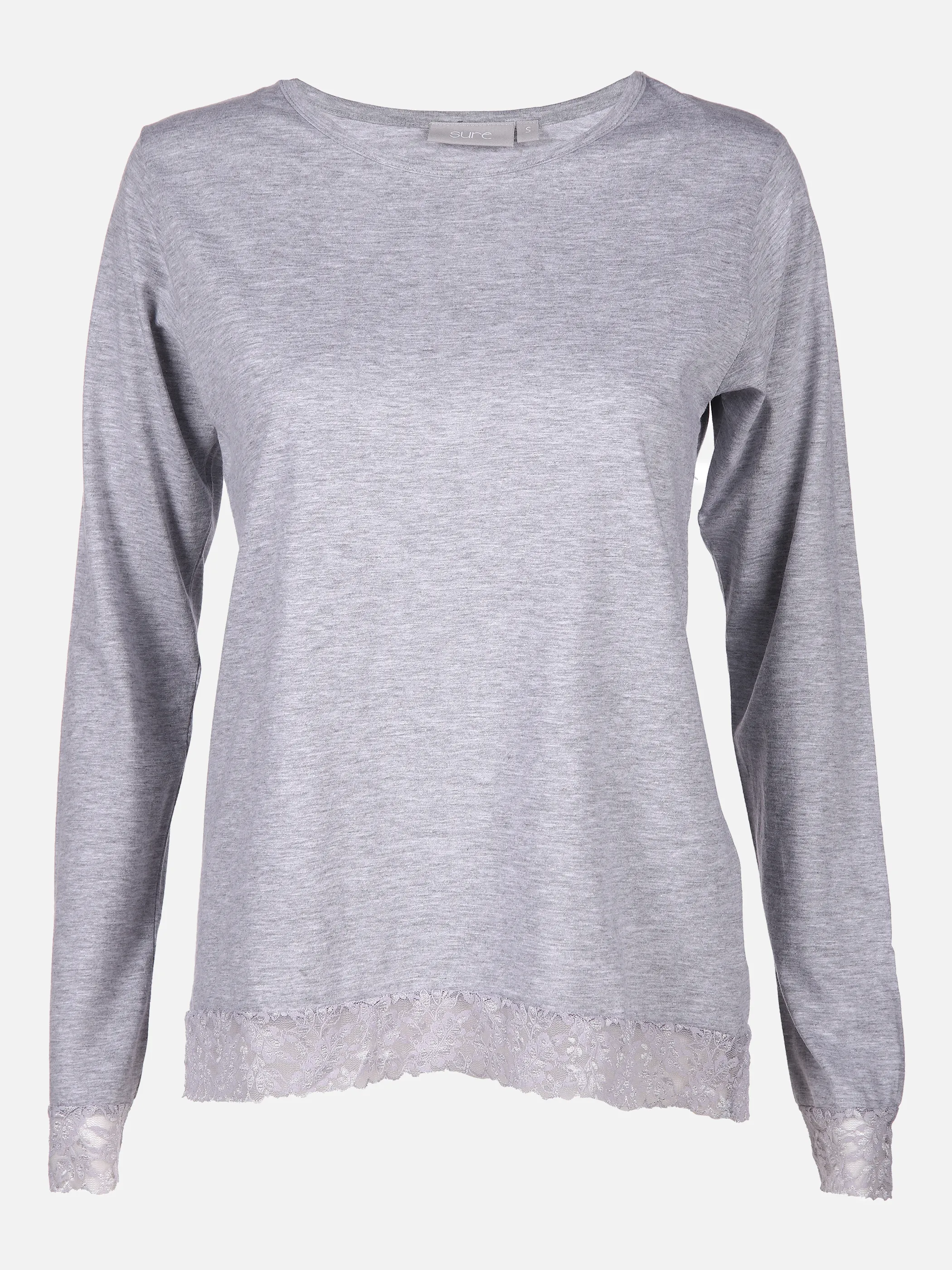 Damen Schlafshirt mit Spitze