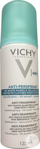Vichy Déo Transpiration Intense Anti-Trace 48h Spray 125ml