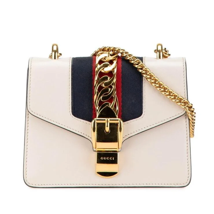 Gucci Vintage Gucci Sylvie White