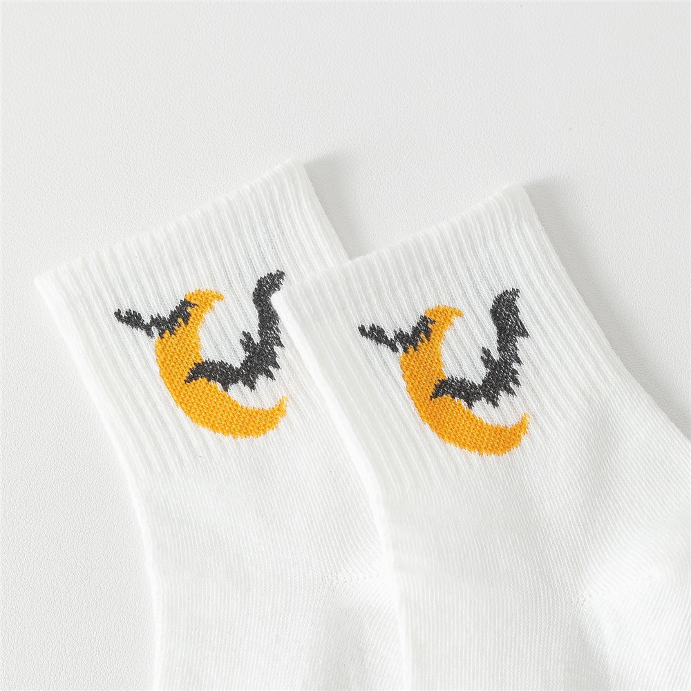 (5 Paar) Unisex Socken Halloween Fashion Strümpfe Füsslinge (One Size) - Bunt
