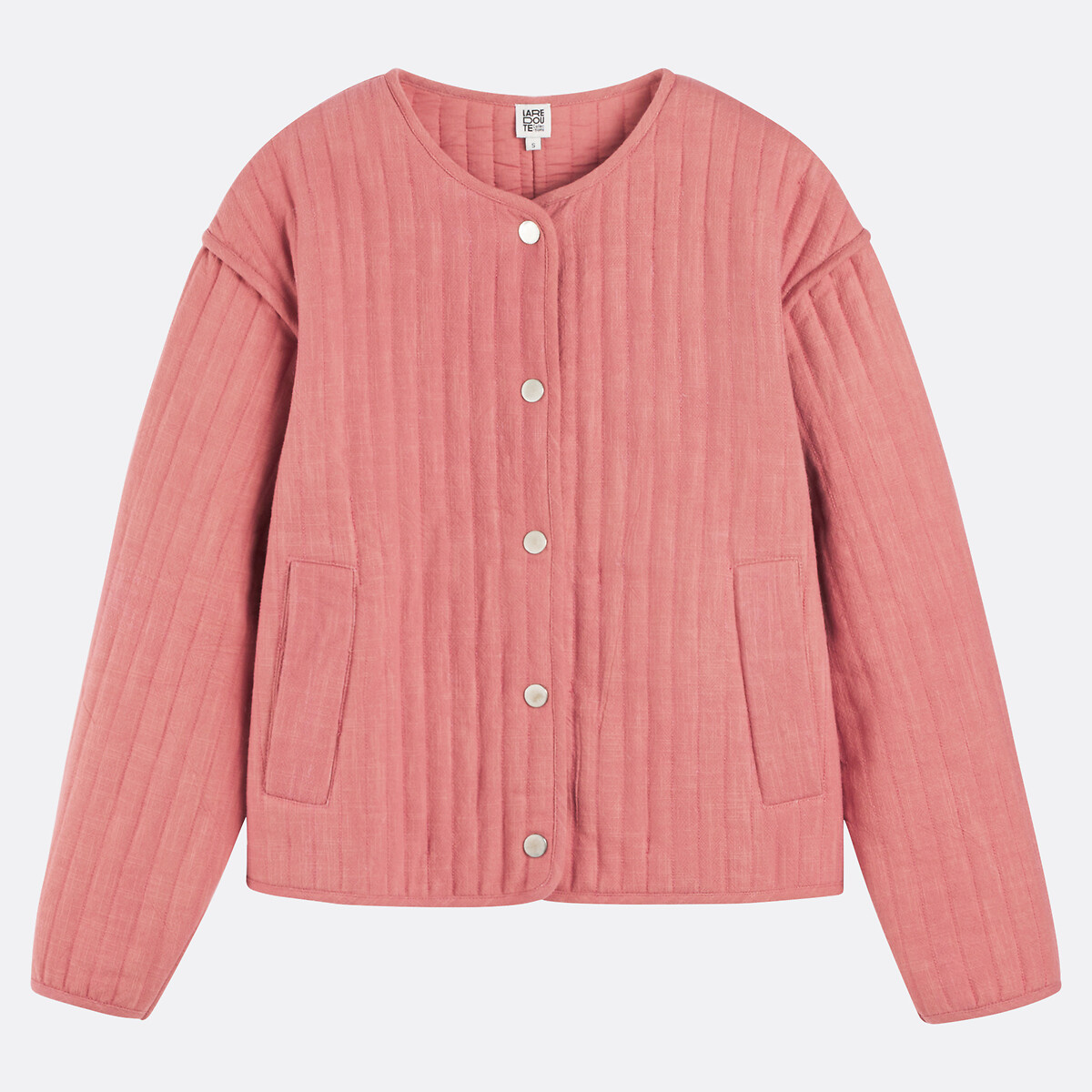 LA REDOUTE COLLECTIONS<br>Jaqueta curta de plumas com botões de pressão, para meia-estação