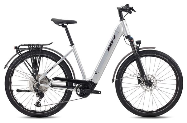 Vélo de Ville Electrique BH AtomE SUV Pro Shimano Deore 11V 720Wh 27.5'' Argent