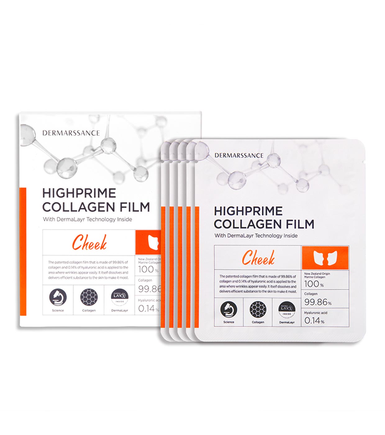 Dermarssance - *Highprime Collagen* - Adesivos de colágeno para bochechas