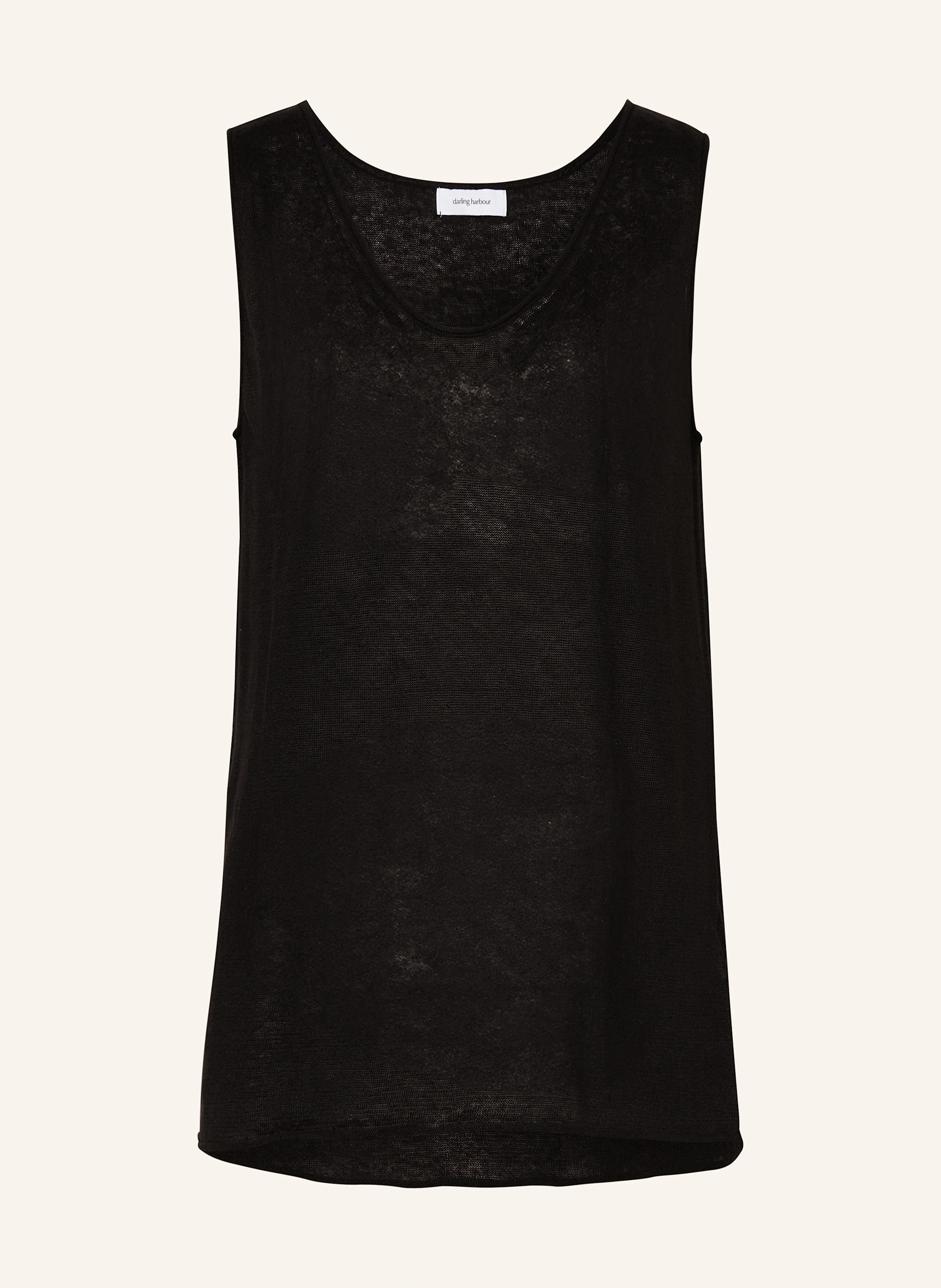 darling harbour Stricktop aus Leinen