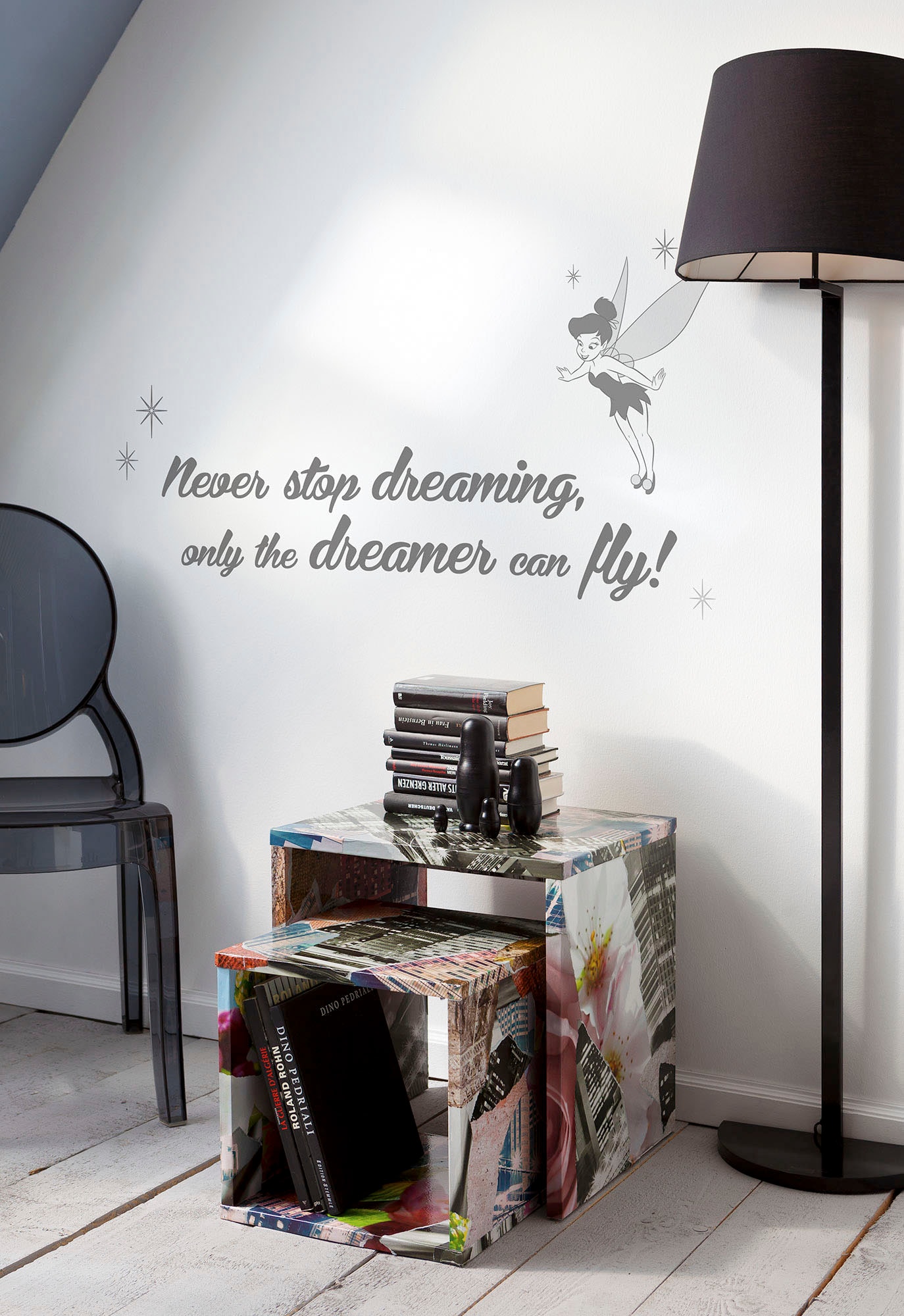 Komar Wandtattoo »Disney Never stop dreaming - Grösse 50 x 70 cm« selbstklebend, Wandsticker, Kinderzimmer