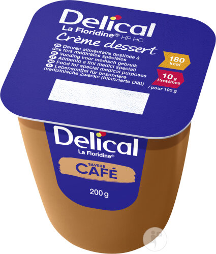 Delical La Floridine HP HC Crème Dessert Saveur Café 4x200g