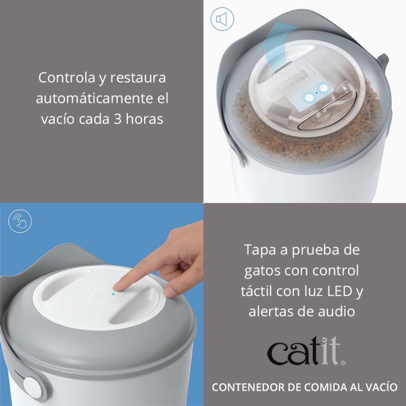 Catit PIXI Recipiente a Vácuo para Ração de Gatos
