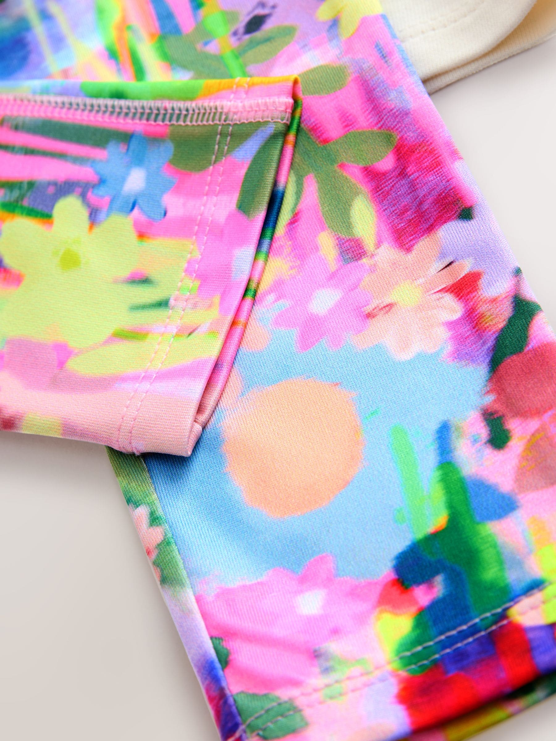 Bloemenpailletten - Set van T-shirt en legging (3-16 jr)