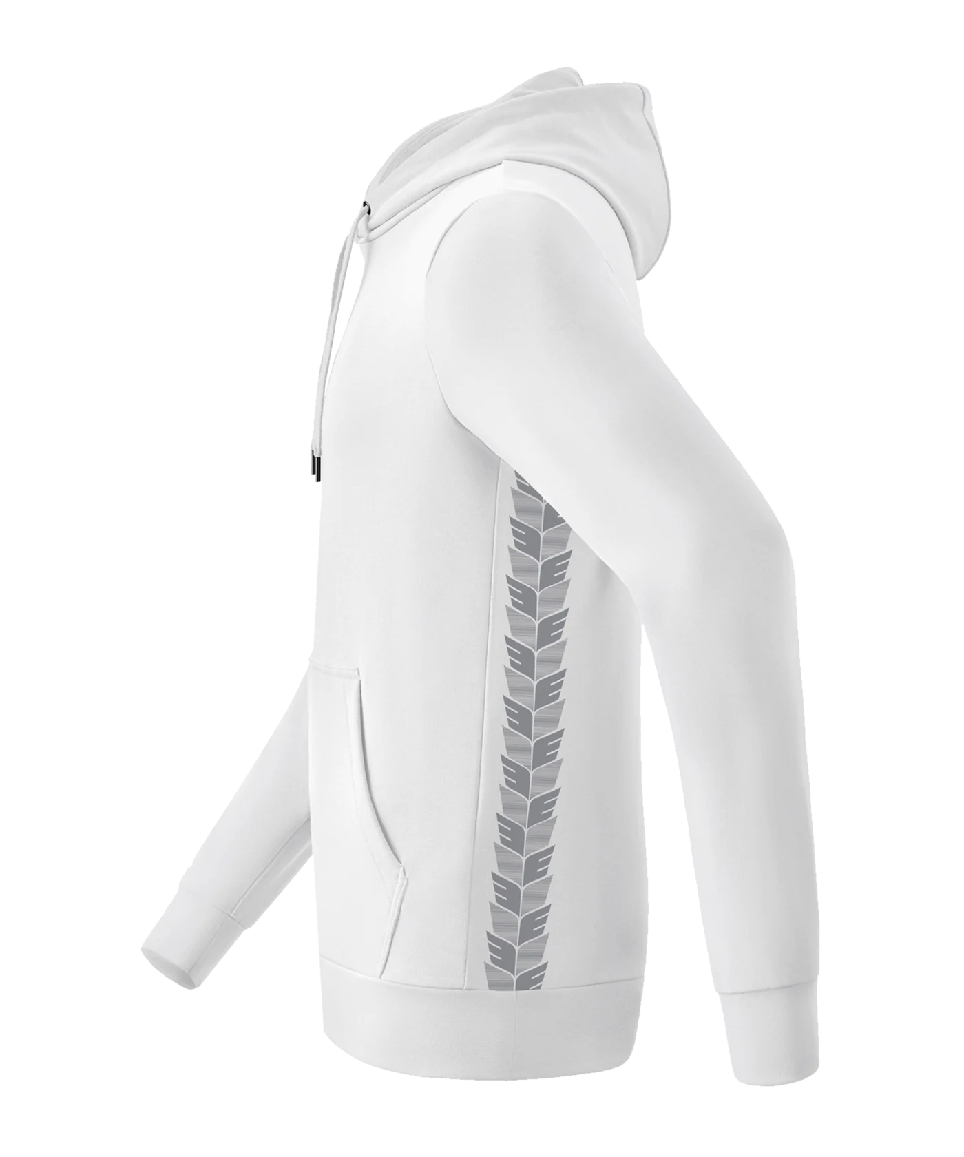 Erima Team Essential Hoody Weiss Grau