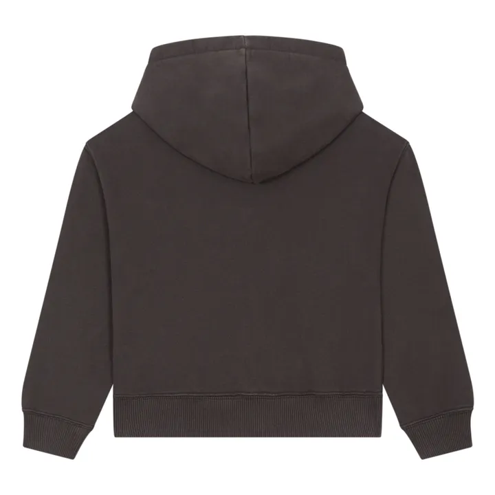 SMALLABLE BASICS Sweat A Capuche Fille Coton Bio | Noir