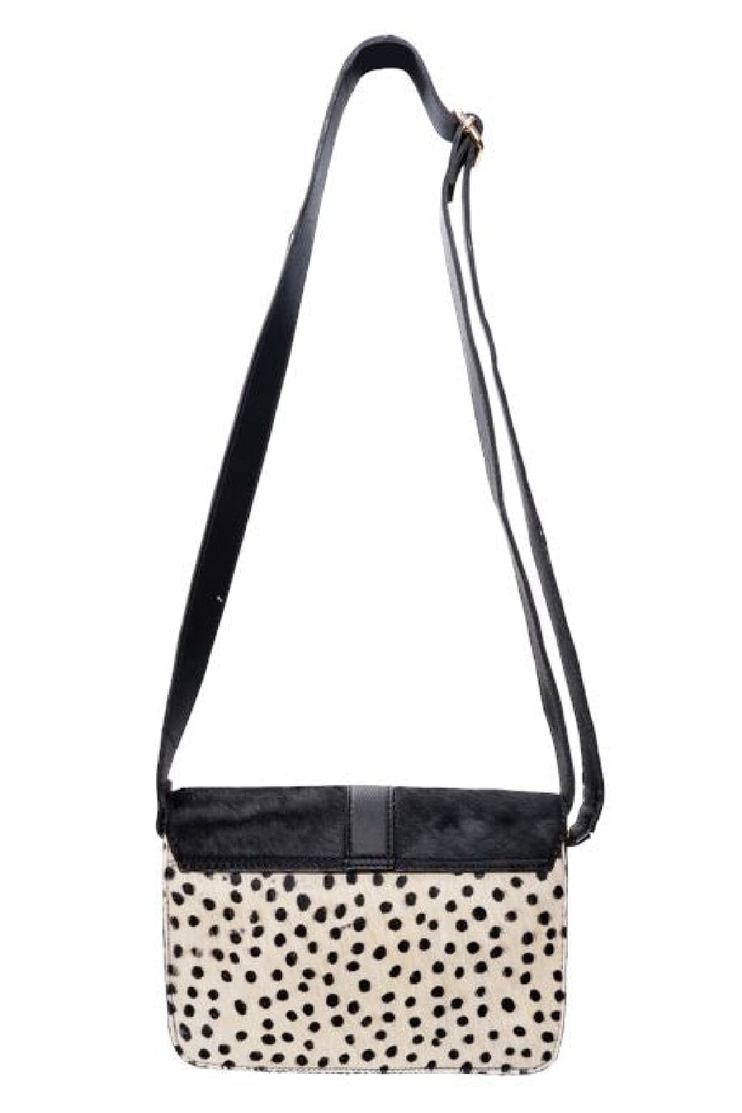 Black Colour Bccamila Crossover Bag dot comb