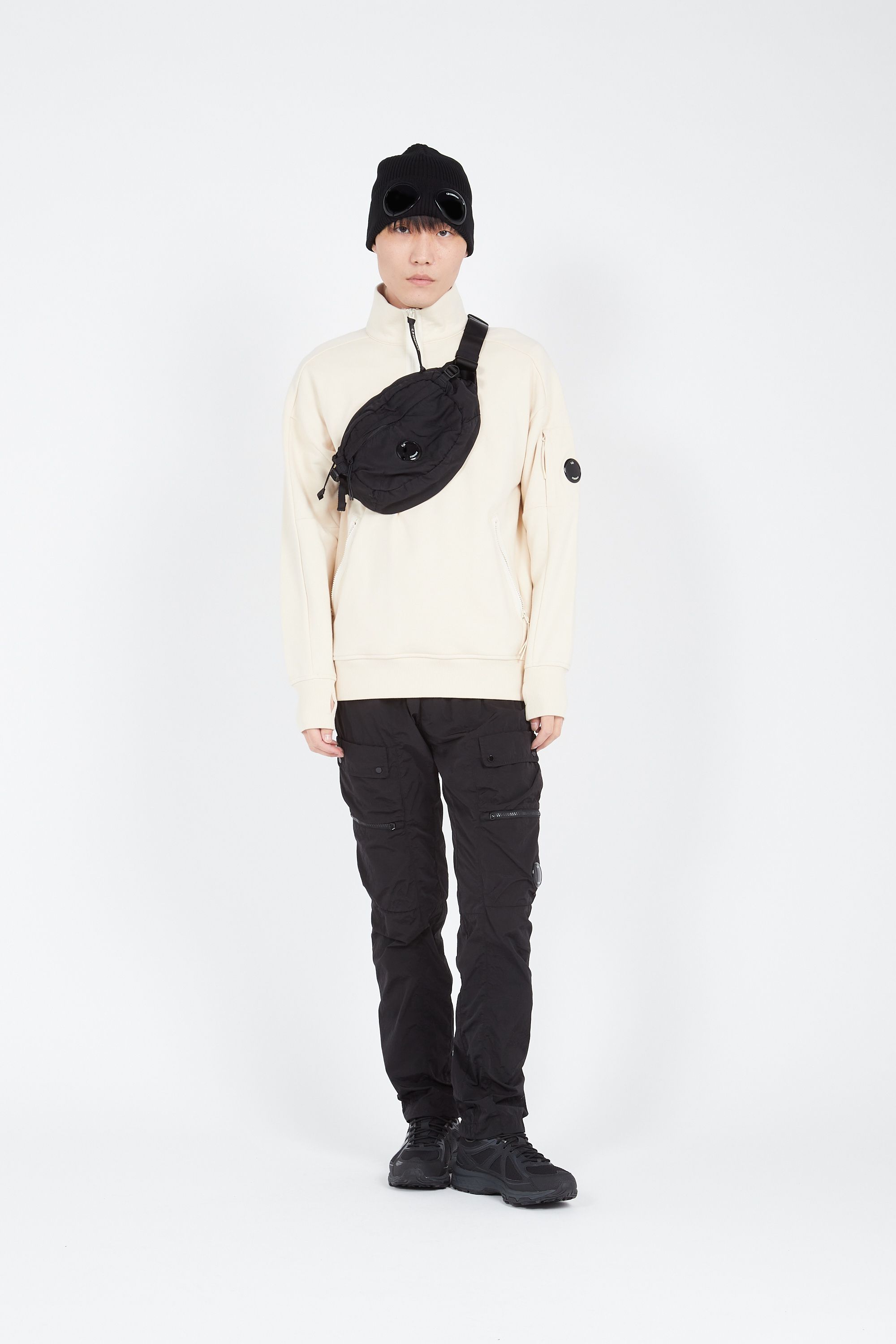 C.P. COMPANY Sac bandoulière  NYLON B CROSSBODY PACK Noir