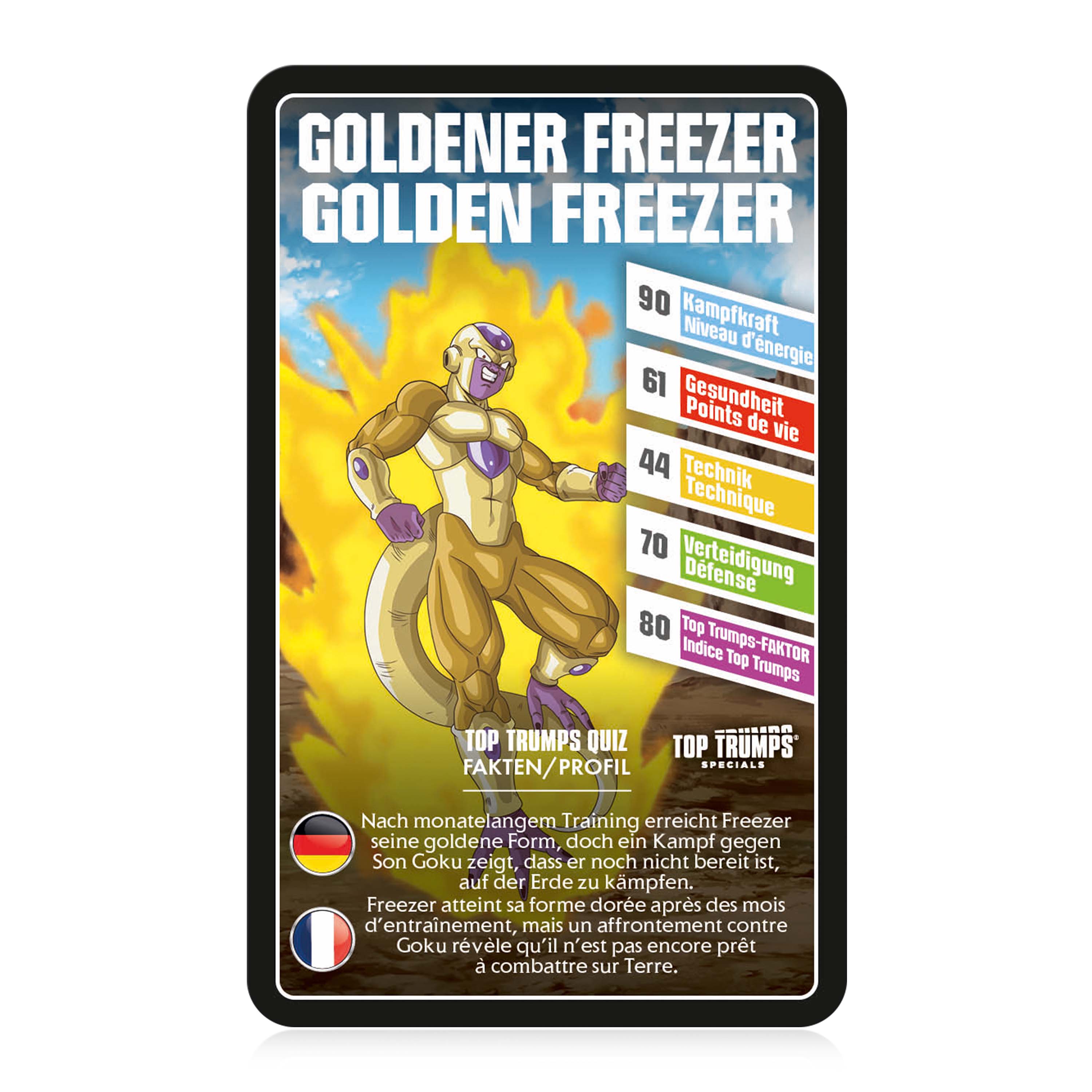 Top Trumps Dragonball Super (deutsch/französisch) Kartenspiel Quartettspiel