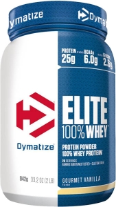 DYMATIZE Elite Whey Gourmet Vanilla, 942 g
