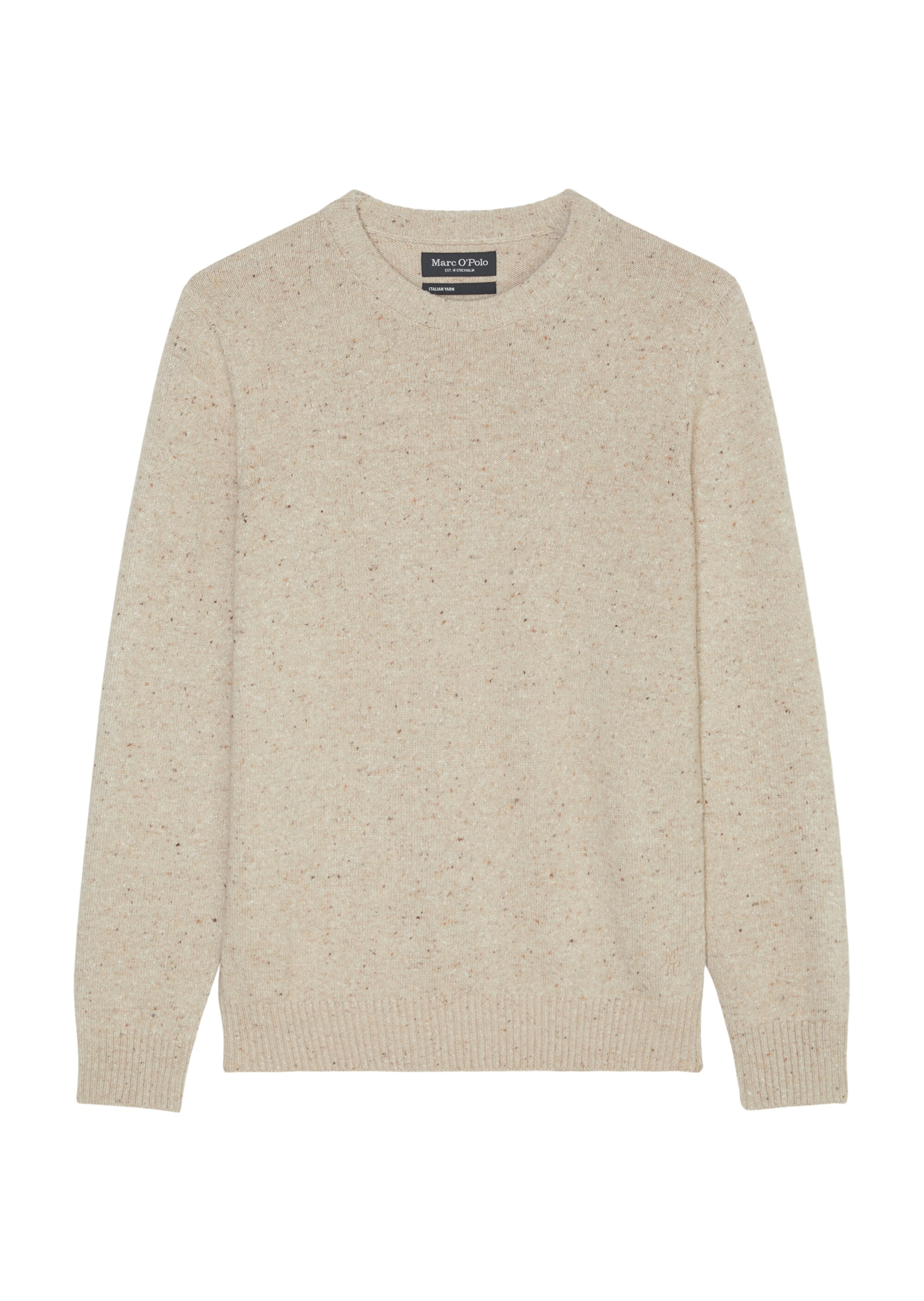 Pullover regular aus gesprenkeltem Tweedgarn