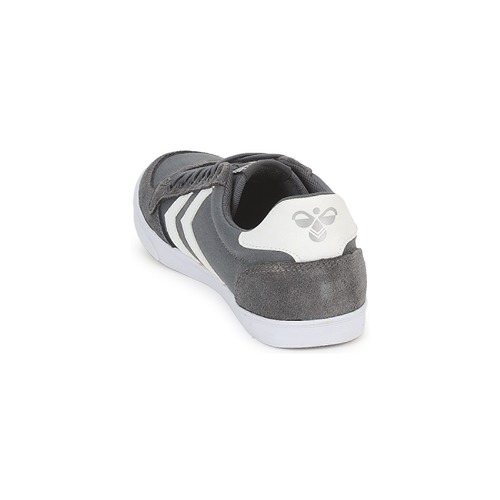 hummel - SLIMMER STADIL LOW - Gris / Blanc