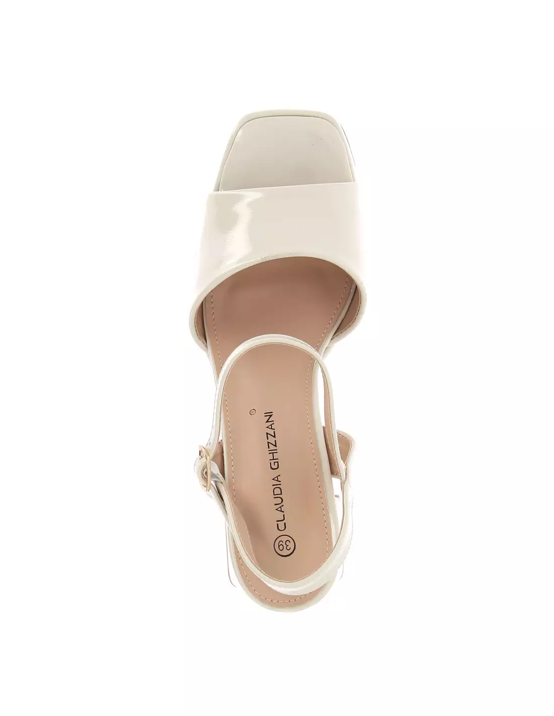 CLAUDIA GHIZZANI 2AA1541103-3400-HF - Sandales & nu-pieds BEIGE-PUPATENT