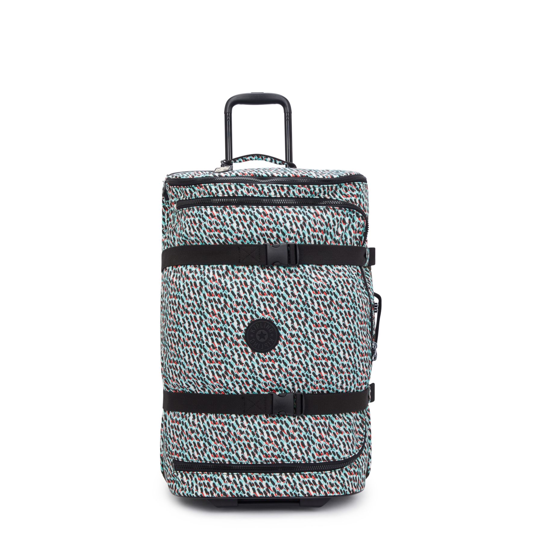 AVIANA M Valise à roulettes de taille moyenne avec sangles ajustables - Abstract Print