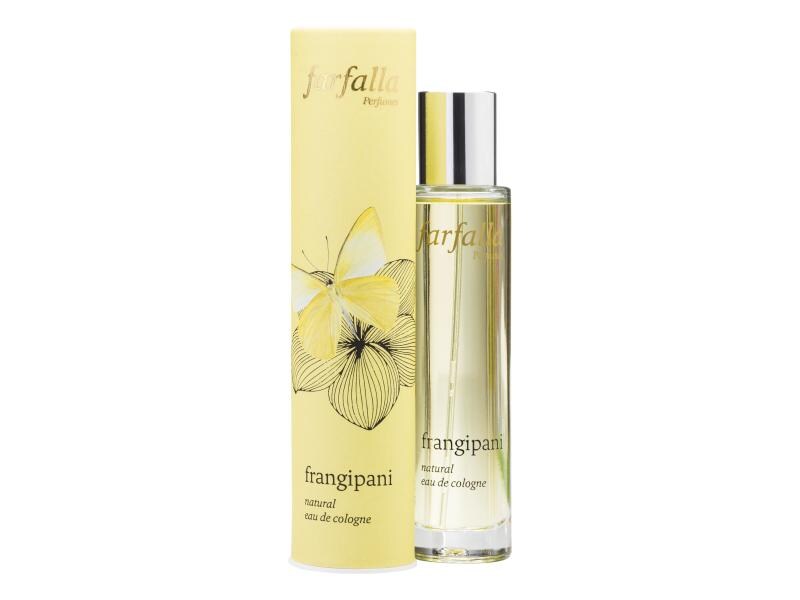 Farfalla Eau de Cologne Frangipani 50 ml Natürliches Eau de Cologne mit sanftem Duft