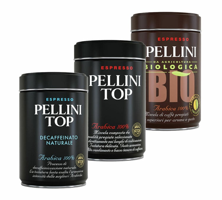 3x250g Café moulu - Pack découverte - PELLINI