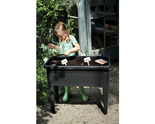 Verhoogd tuinbed op palen elho Green Basics XXL 75x36,5x65 cm zwart