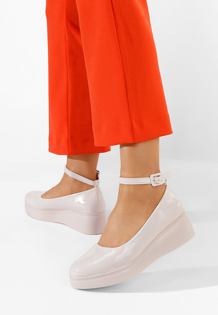 Chaussures casual à plateforme beige Evelyne V2