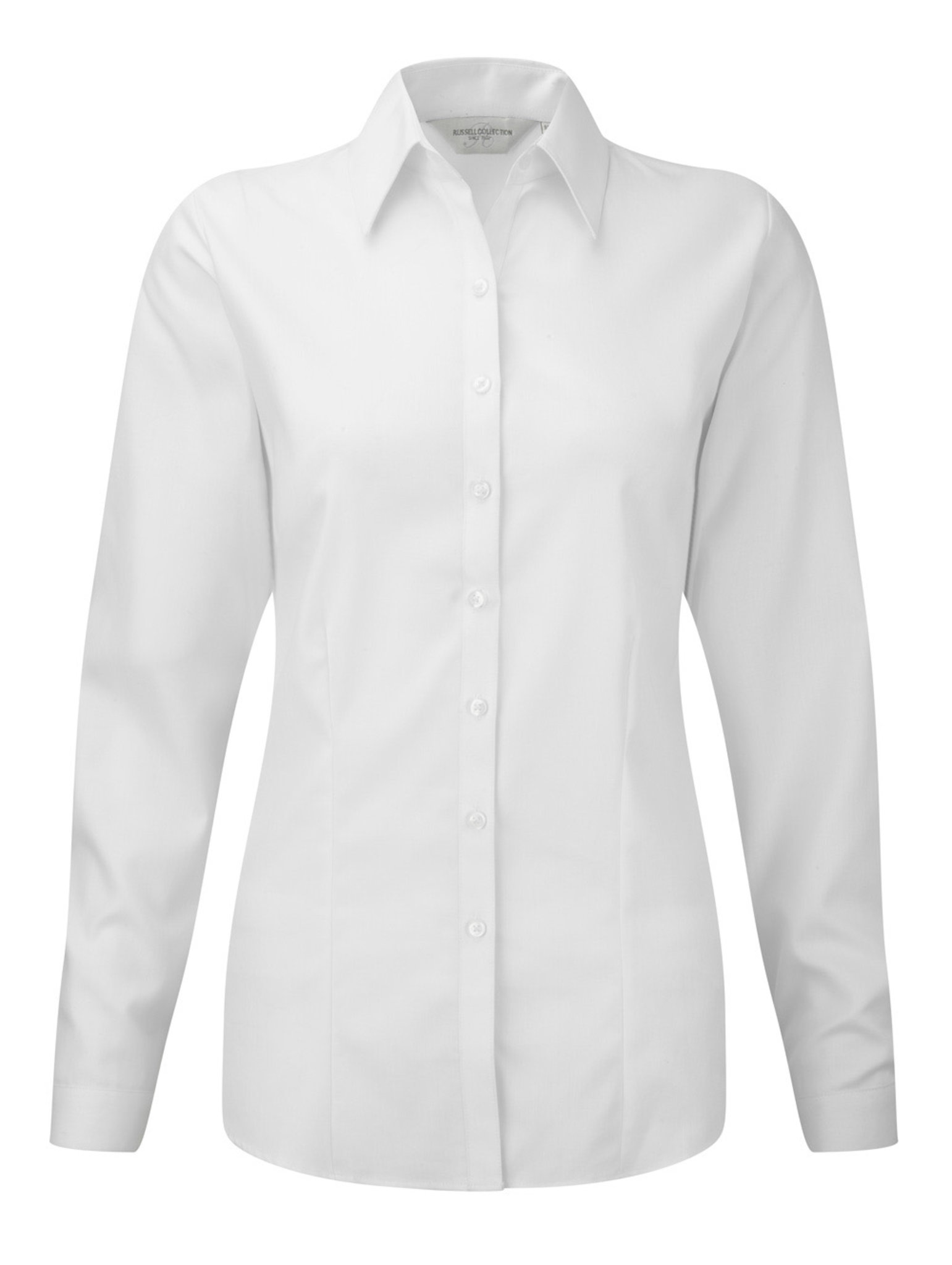 Russell Collection J962F - Chemise femme manches longues à chevrons