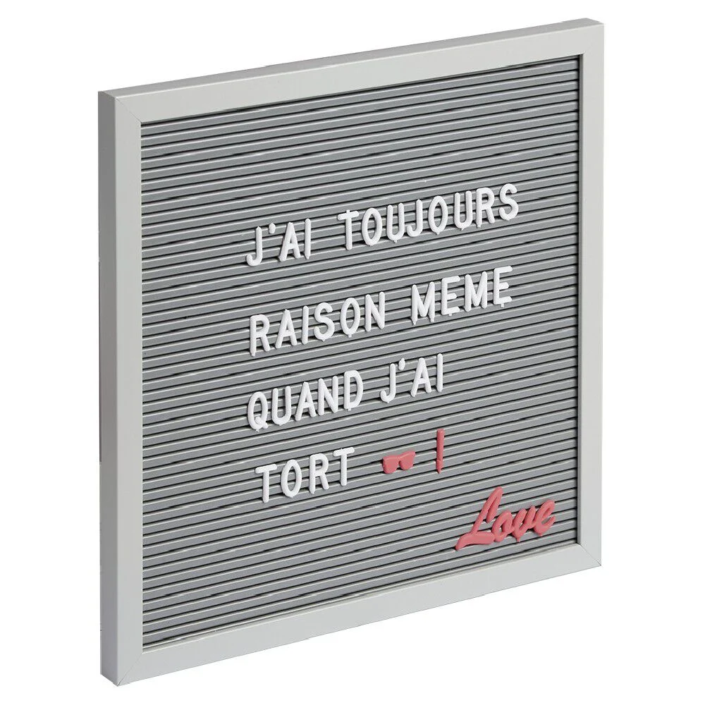 Tableau à message multicolore