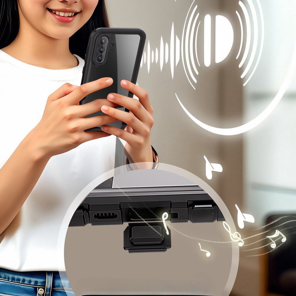 Samsung Galaxy A56 Wasserfeste Outdoor Schutz Hülle (IP68) - Schwarz