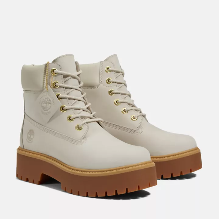 6-inch Boot Timberland Heritage Stone Street pour femme en blanc