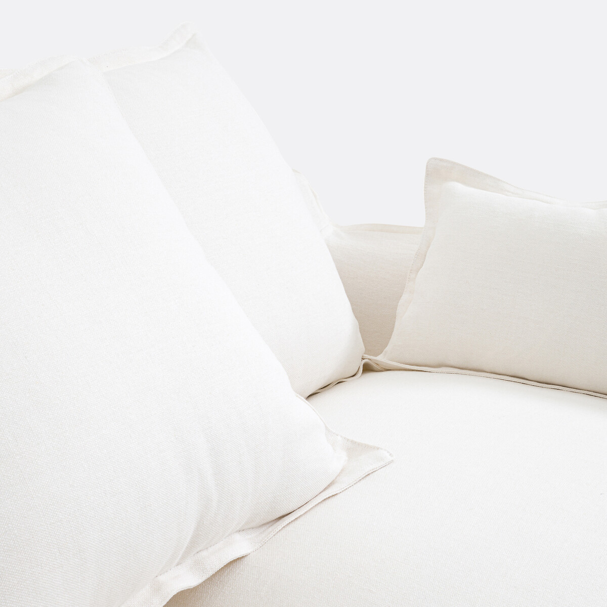 LA REDOUTE INTERIORS<br>Sofá-cama H14 cm em linho grosso, Odna