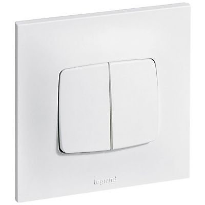 Double poussoir Legrand Neptune
