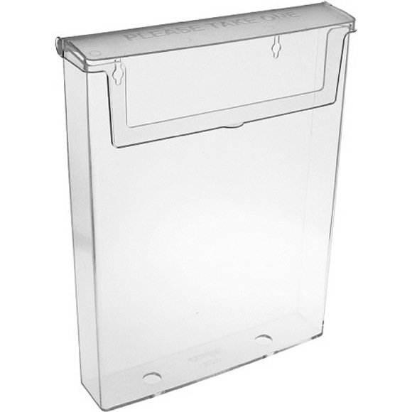 Présentoir mural extérieur 1 case transparent
