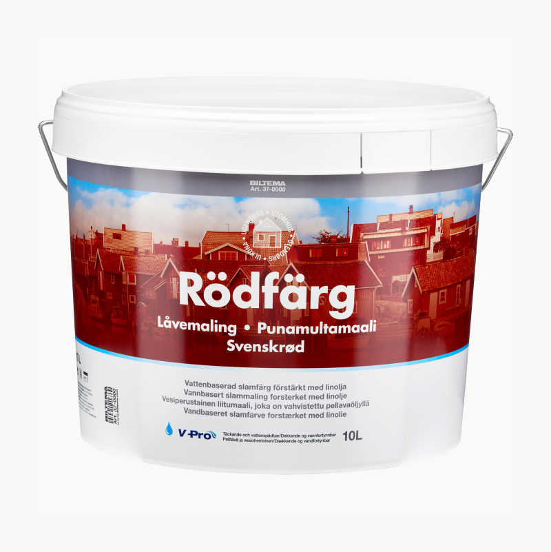 RØD MALING, 10 L