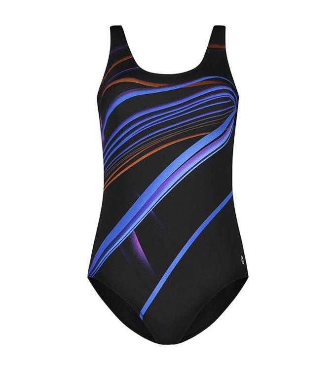 Ten Cate Women Soft Cup Blue Waves Badpak