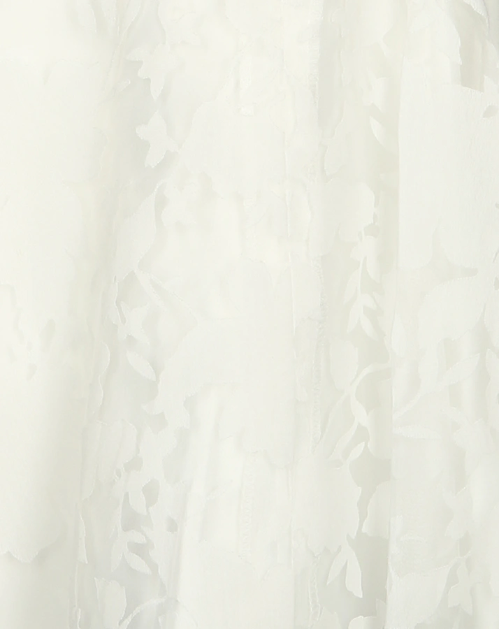 Kleid GLORIA mit Bindegürtel in ecru