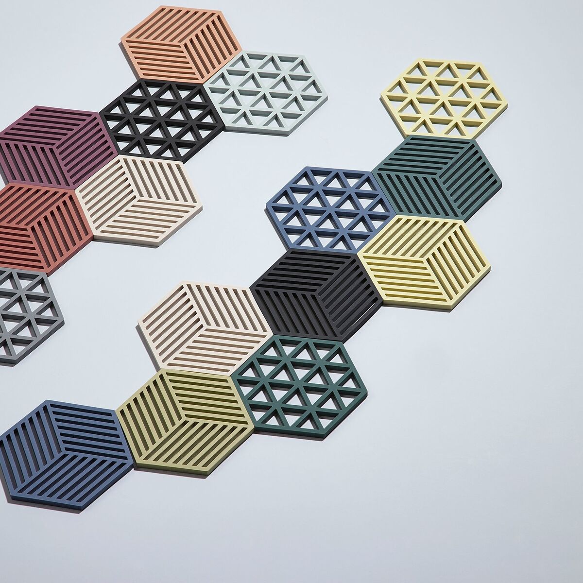 Gryteunderlag Hexagon Cool Gray