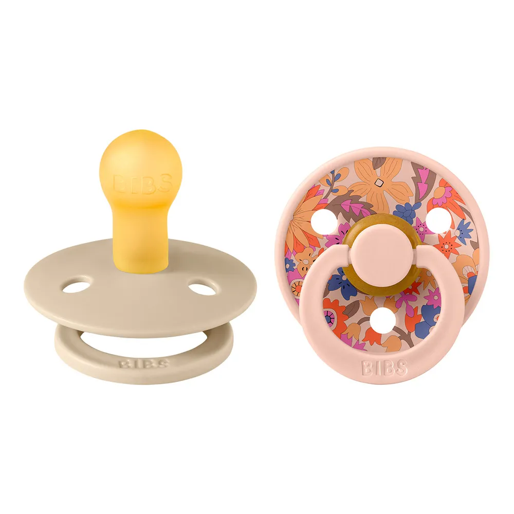 BIBS x Liberty Colour Latex Rund June Blossom - Blush Mix - flere størrelser