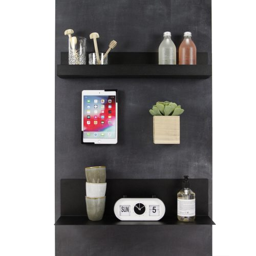 Wandplank magnetisch large zwart