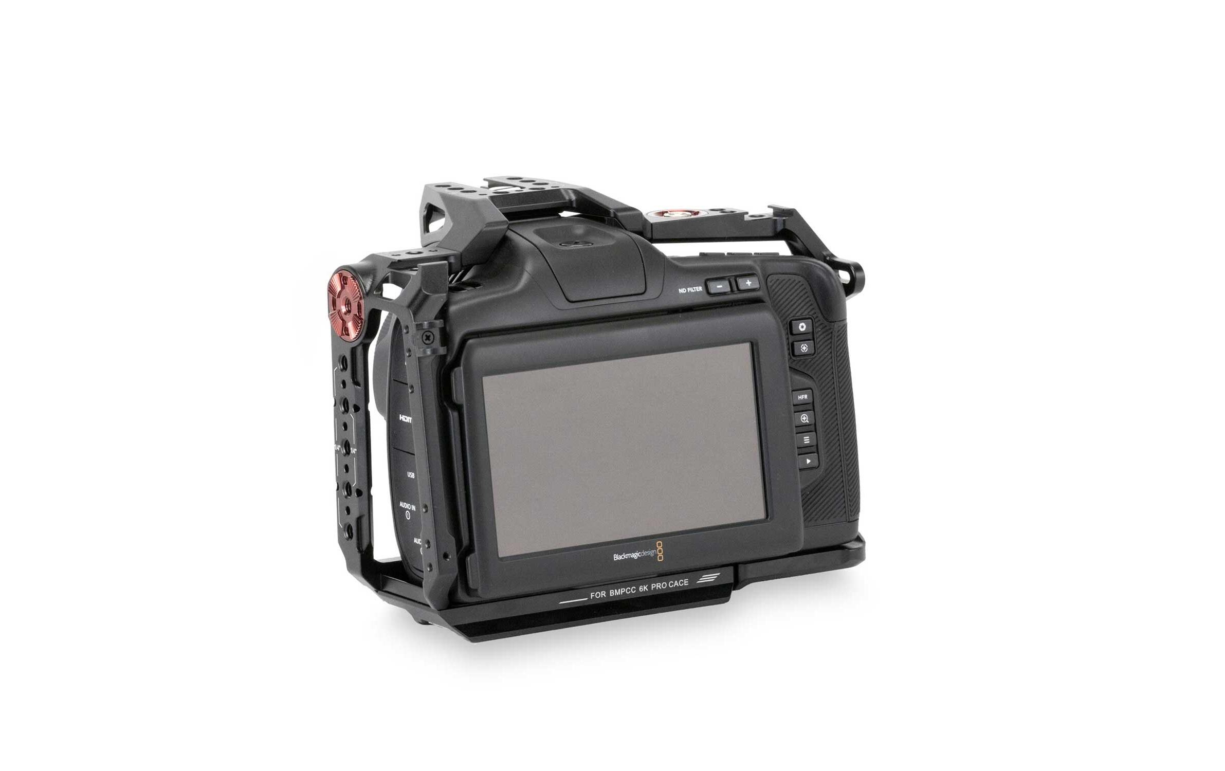 Full Camera Cage für BMPCC 6K Pro/G2 - SchwarzBietet eine schützende Panzerung und verbessert die Funktionalität der Kamera